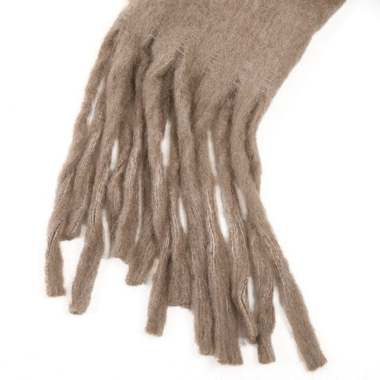 Knit scarf "Smooth Scarf" Beige